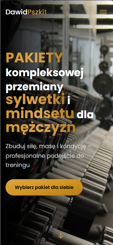 BodyMentalForma - widok mobilny